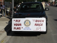 Duck Race in Elora, ON